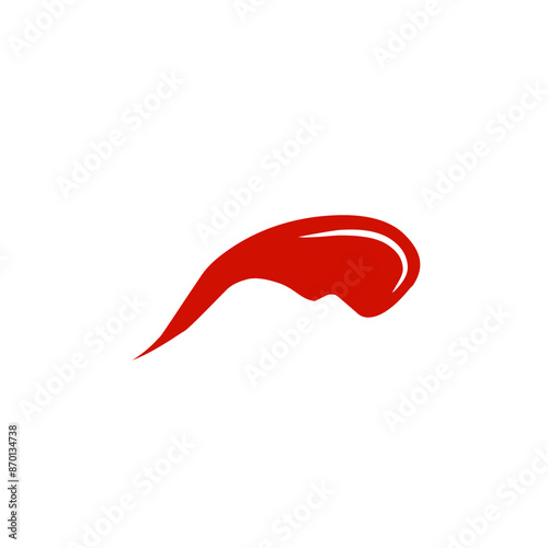 tomato sauce splash illustration