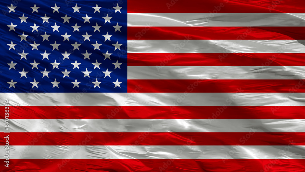 Illustration image of abstract American (USA) flag - 3D rendering Illustration image of abstract American (USA) flag - 3D rendering