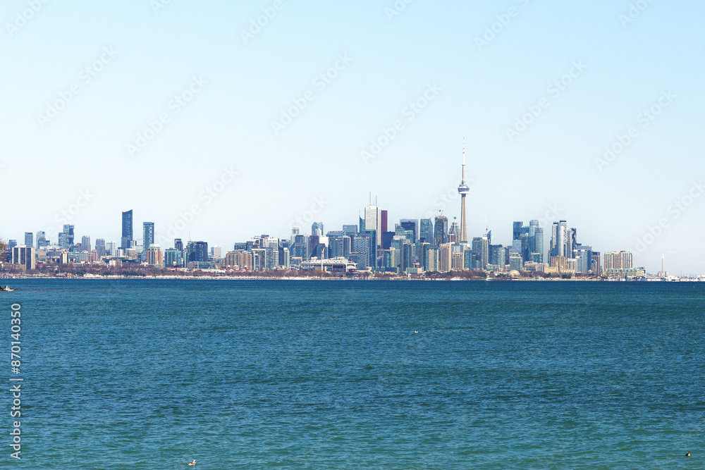 Naklejka premium Cityscape of Toronto