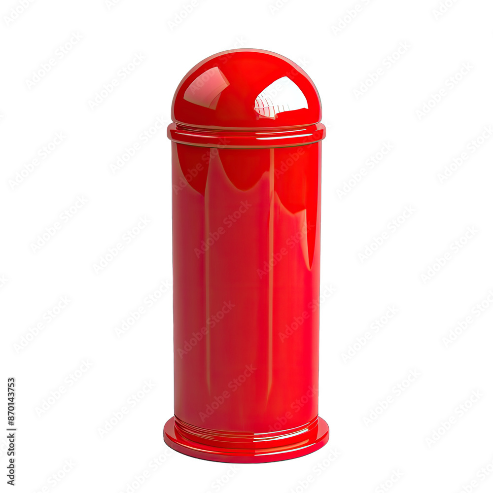 Red Emergency Road Fl. Isolated on a Transparent Background. Cutout PNG. Red Emergency Road Fl. Isolated on a Transparent Background. Cutout PNG.