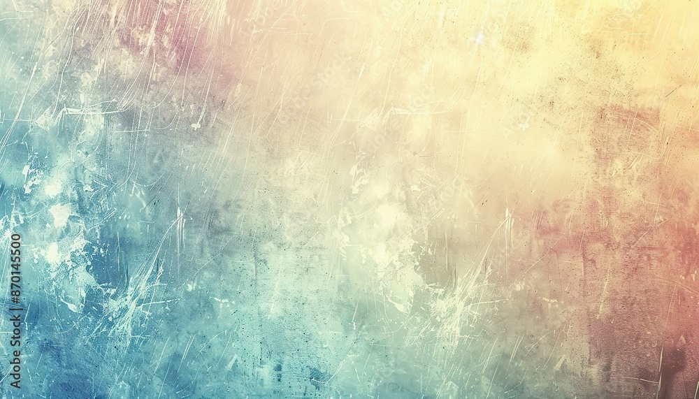 Fototapeta premium Abstract Scratched Background With Pastel Colors