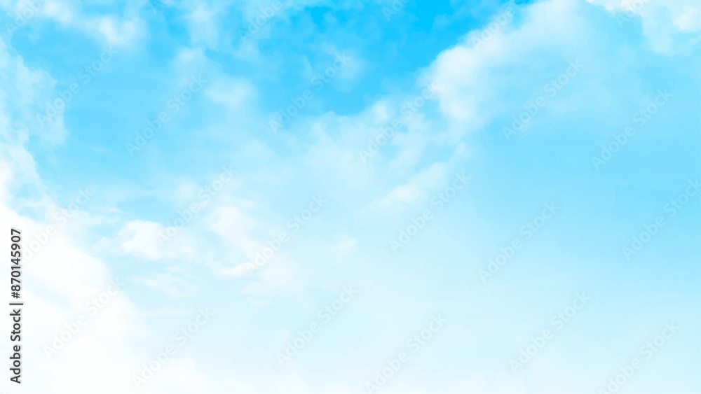 Blue sky and clouds abstract background with copy space. Background with clouds on blue sky. Vector background Blue sky and clouds abstract background with copy space. Background with clouds on blue sky. Vector background