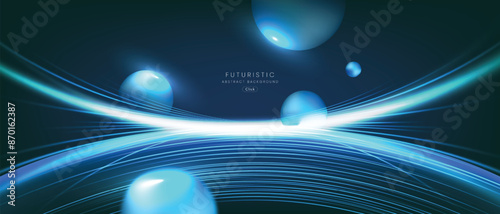futuristic technology abstract background. Abstract futuristic curve digital line design.Modern futuristic design.Digital landscape pattern technology.Vector illustration.
