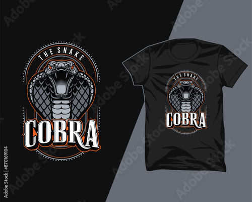 the snake cobra t shirt design