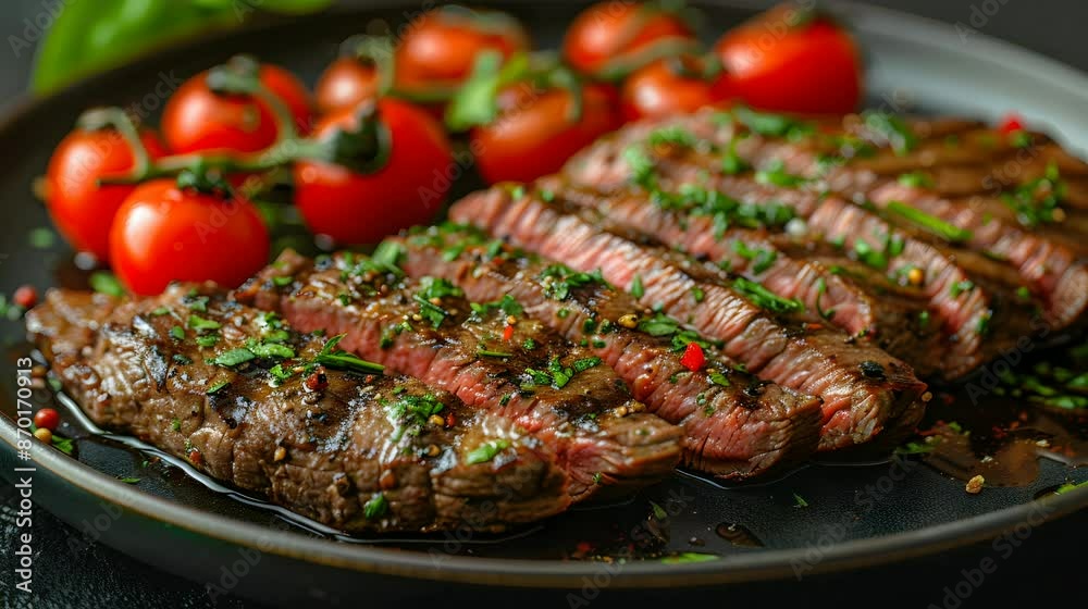 Grilled Steak with Roasted Vegetables Grilled Steak with Roasted Vegetables