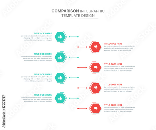 Dos and Don’ts Comparison Modern Infographic Design Template
