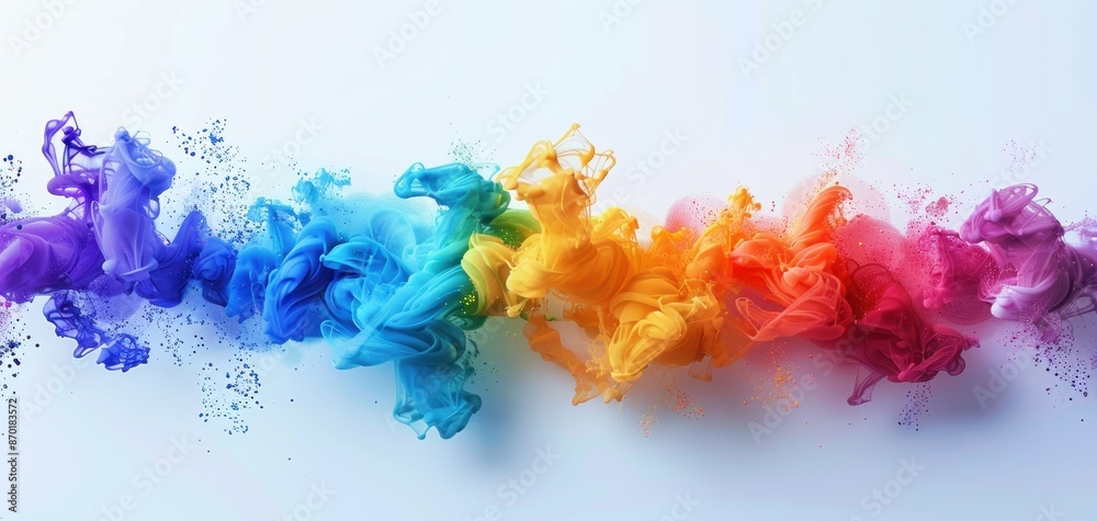 pure white background flat design top view marketing presentation water color vivid pure white background flat design top view marketing presentation water color vivid