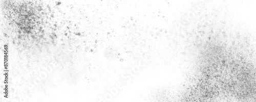 Grainy noisy background. Dotted stipple vector pattern on white bg. Gradient grunge effect with sand texture. Black spray speckle gradation. Halftone retro gritty abstract fade.
