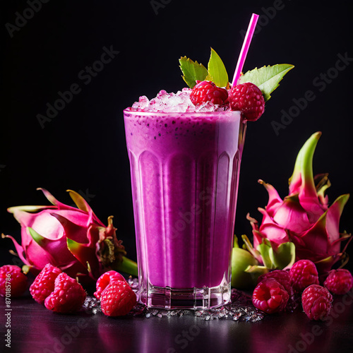 strawberry cocktail with mint