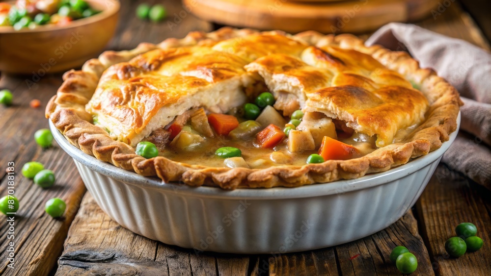 A Delicious And Hearty Chicken Pot Pie Is The Perfect Comfort Food For A Cold Winter Day. A Delicious And Hearty Chicken Pot Pie Is The Perfect Comfort Food For A Cold Winter Day.
