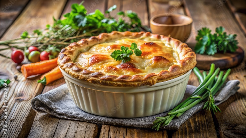 A Delicious And Hearty Chicken Pot Pie Is The Perfect Comfort Food For A Cold Winter Day.