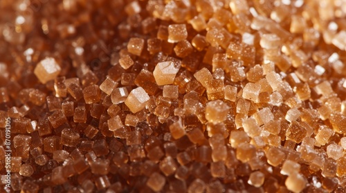Close-up of white sugar granules, isolated background, highly detailed texture, sparkling crystals, clean and minimalist