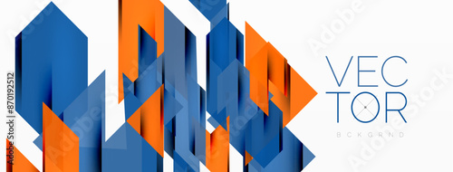 Speed and sport geometric background. Color lines dynamic template for wallpaper, banner, background or landing