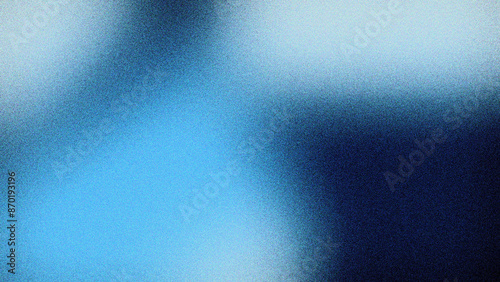 Dark blue, turquoise, light blue abstract grainy gradient background wallpaper