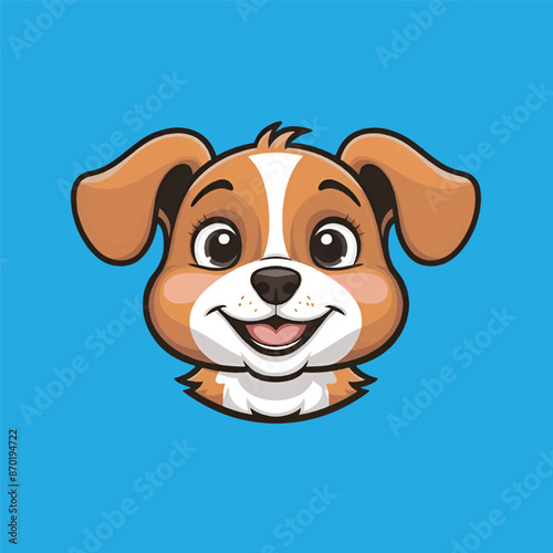 Cute dog vector, illustraion