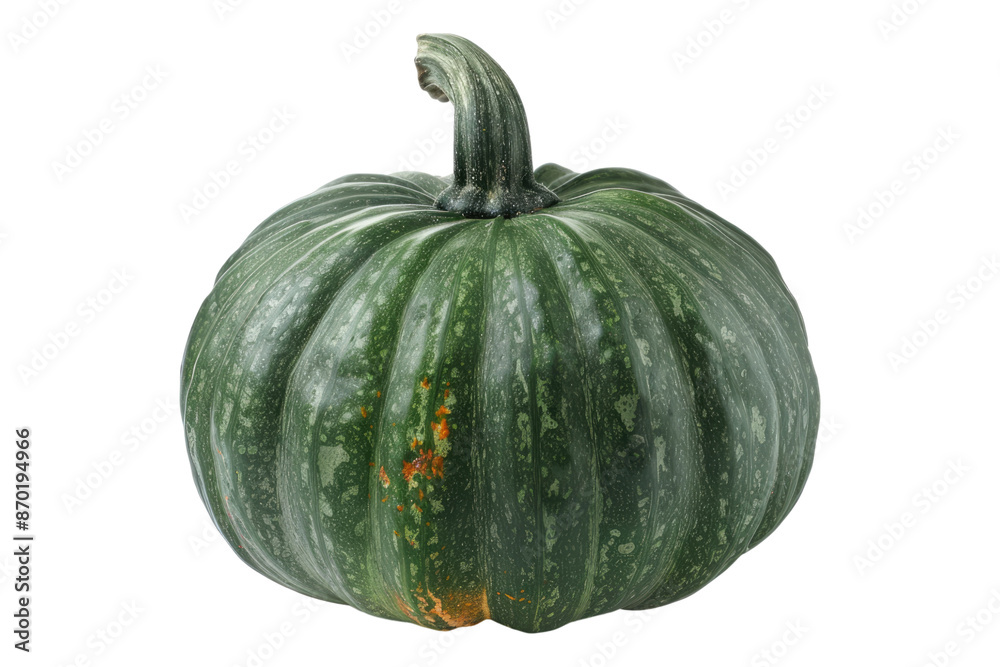 Green pumpkin isolated on transparent background Green pumpkin isolated on transparent background