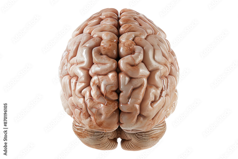Human brain isolated on transparent background Human brain isolated on transparent background