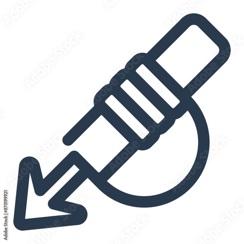 Traditional Harpoon Fishing Tool of Indigenous Arctic Tribes