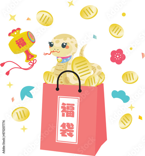 巳年のお正月セールの蛇の福袋