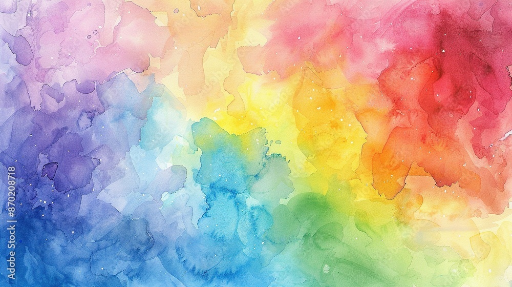 Dynamic Rainbow Watercolor Texture Dynamic Rainbow Watercolor Texture