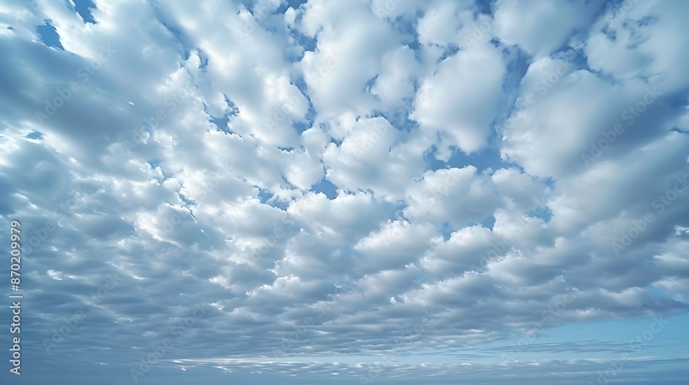 Majestic Altocumulus Cloud Formation Blanketing the Serene Sky Majestic Altocumulus Cloud Formation Blanketing the Serene Sky