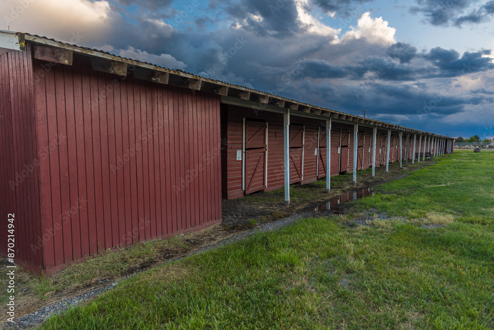 Empty Horse Stables