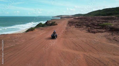 Chapadão na Praia de Pipa, Baia dos Golfinhos no estado do Rio Grande do Norte, Nordeste do Brasil. (Chapadão on Pipa Beach, Baia dos Golfinhos in the state of Rio Grande do Norte, Northeast Brazil)