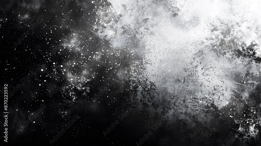 A black and white image of a dark sky with white clouds A black and white image of a dark sky with white clouds