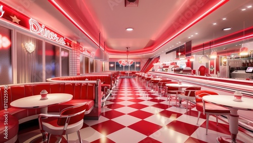 3D render of an interior view of the 