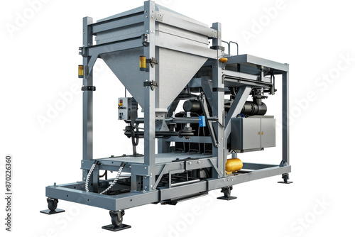 Cement Bagging Machine On Transparent Background. © Usmanify