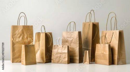 blank shopping bags 