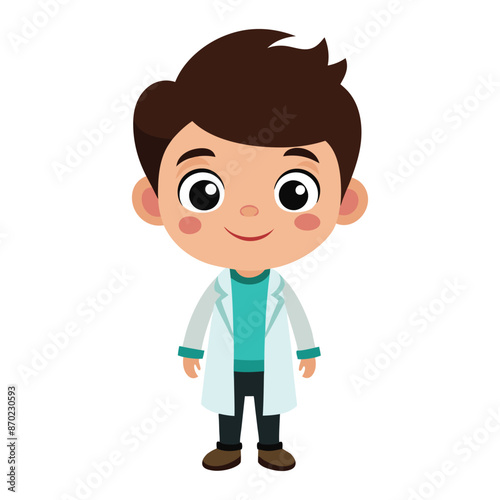Doctor cartoon clip art vetcor