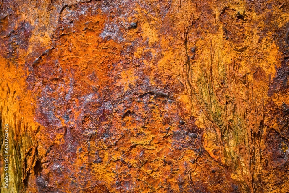 Rusty background. Multilayer rust. Metal structure at sea. Rusty background. Multilayer rust. Metal structure at sea.