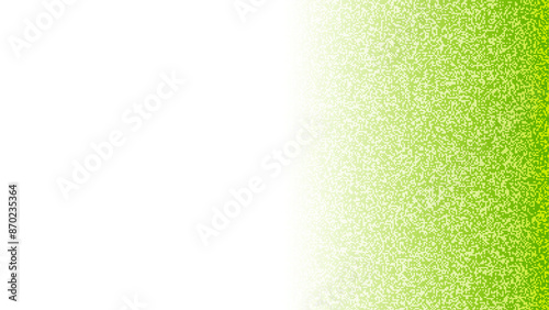 Abstract light green grainy texture gradient background. Colorful digital background with grain soft noise effect pattern.