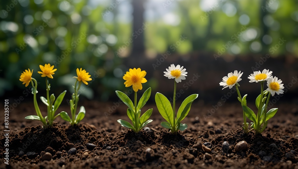 The lifecycle of a water plant from seed to bloom ai_generated The lifecycle of a water plant from seed to bloom ai_generated