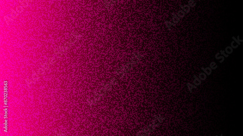 Abstract pink and dark pink grainy texture gradient background. Colorful digital background with grain soft noise effect pattern.