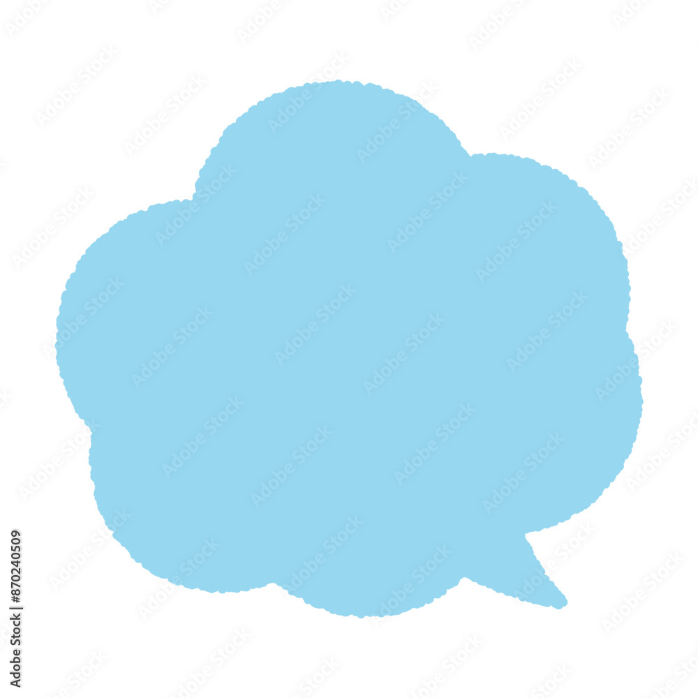 Simple speech bubble, vector illustration Simple speech bubble, vector illustration