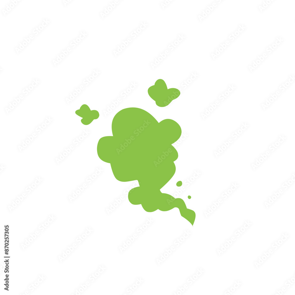 Fart cloud vector icon Fart cloud vector icon