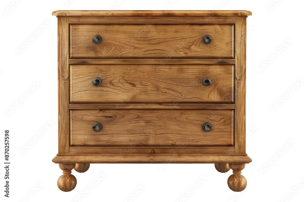 Chest of drawers isolated on transparent background Chest of drawers isolated on transparent background