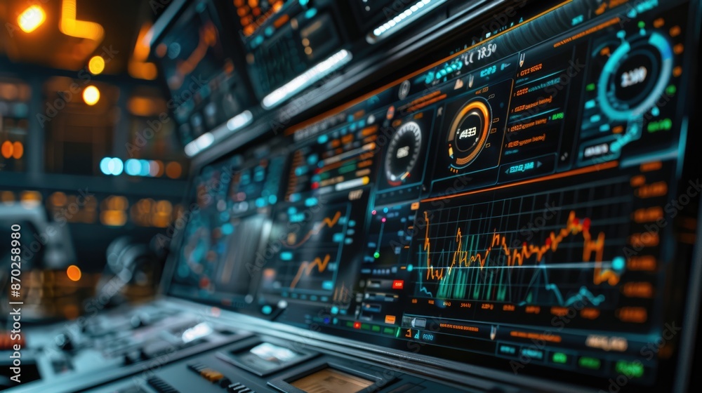 Futuristic Finance: Digital Bonds on Holographic Trading Platform in Modern Corporate Office Futuristic Finance: Digital Bonds on Holographic Trading Platform in Modern Corporate Office