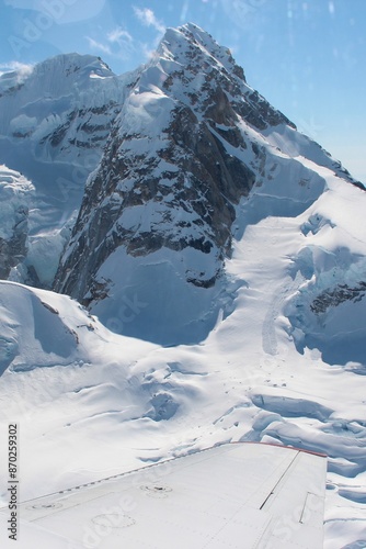 snow peaks, mount McKinley, Alaska, 