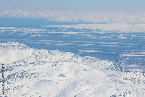 snow covered mountains, Mount McKinley, Alaska