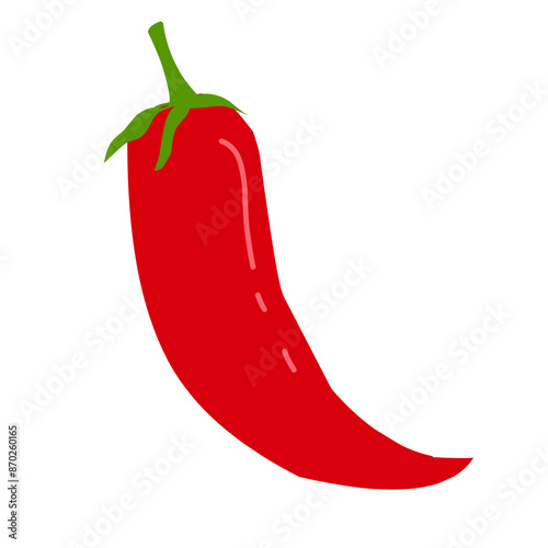Red chili pepper Illustration 
