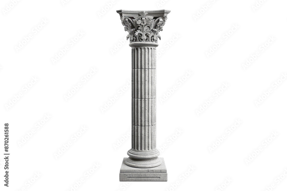 Column design isolated on transparent background Column design isolated on transparent background