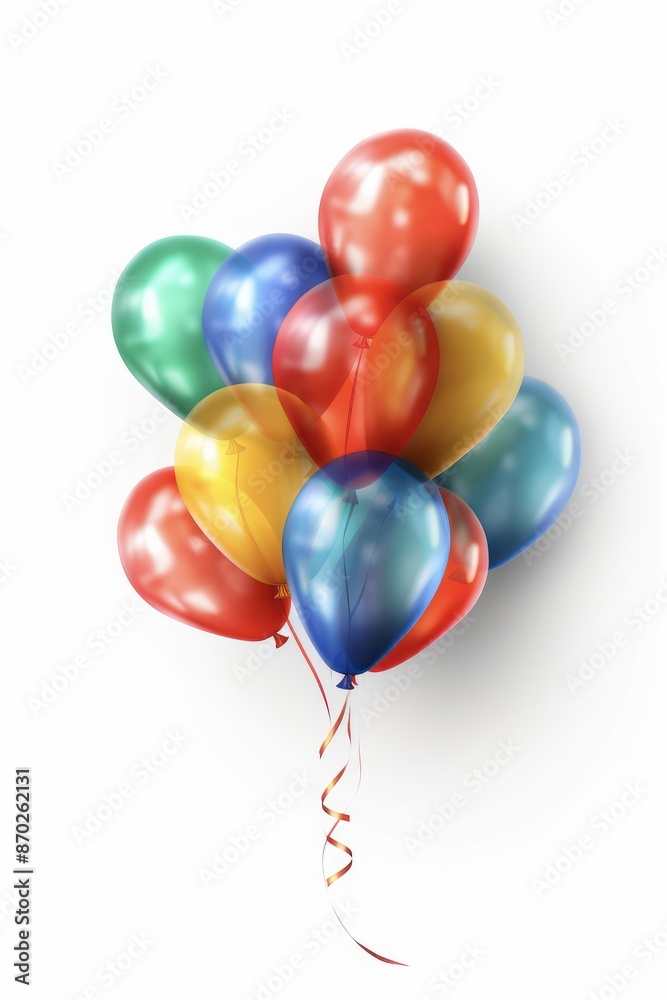 Colorful Balloons Cluster Colorful Balloons Cluster