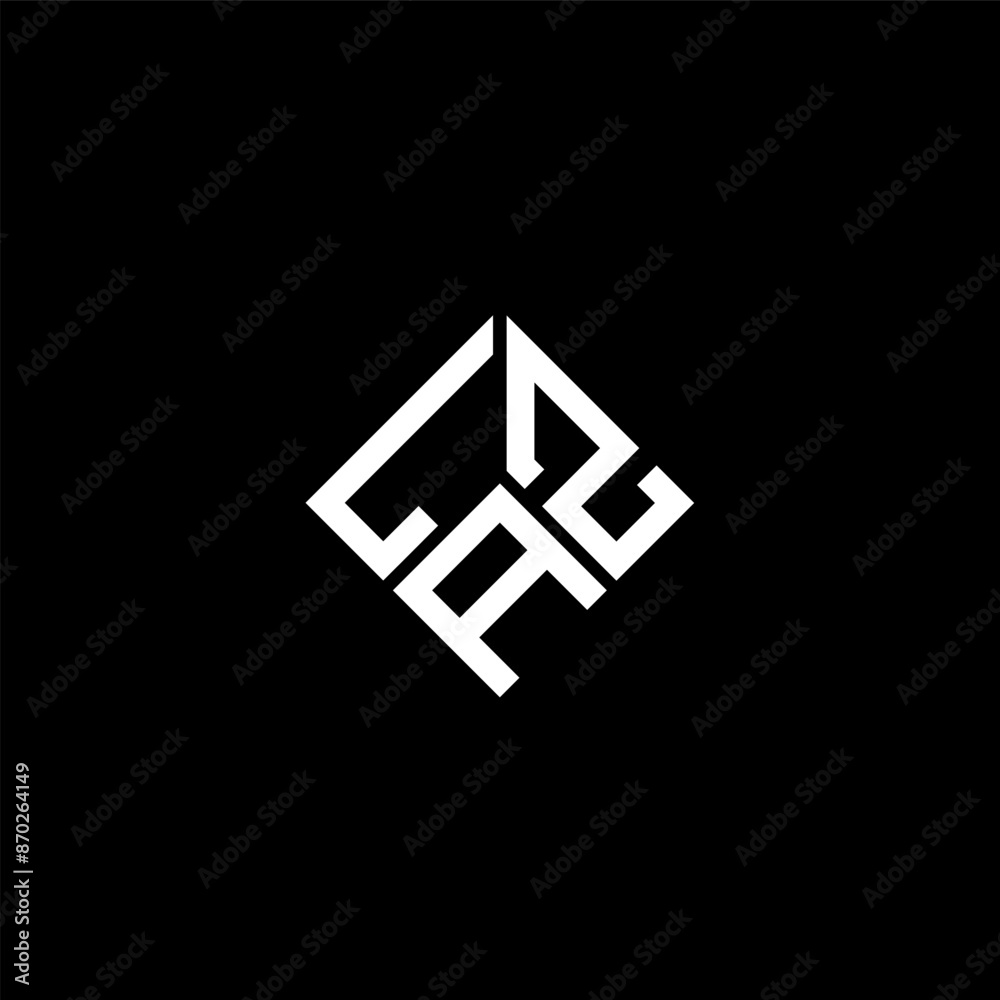 LAZ letter logo design on black background. LAZ creative initials letter logo concept. LAZ letter design. LAZ letter logo design on black background. LAZ creative initials letter logo concept. LAZ letter design.