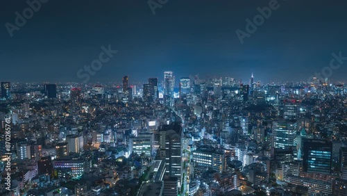 Wallpaper Mural 東京風景・夜景・タイムラプス Torontodigital.ca