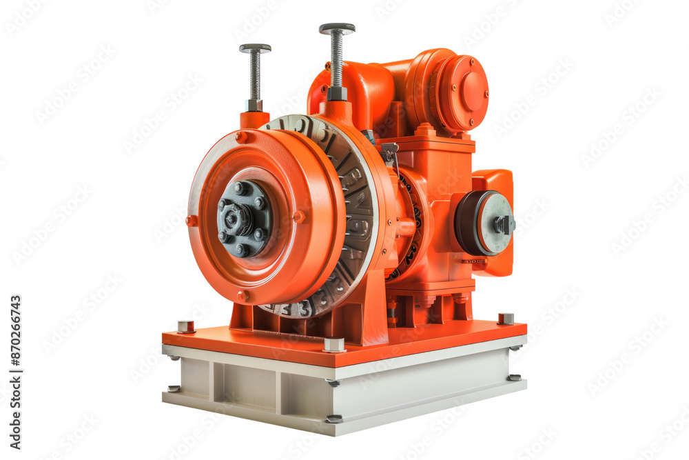 Electrical pump isolated on transparent background Electrical pump isolated on transparent background