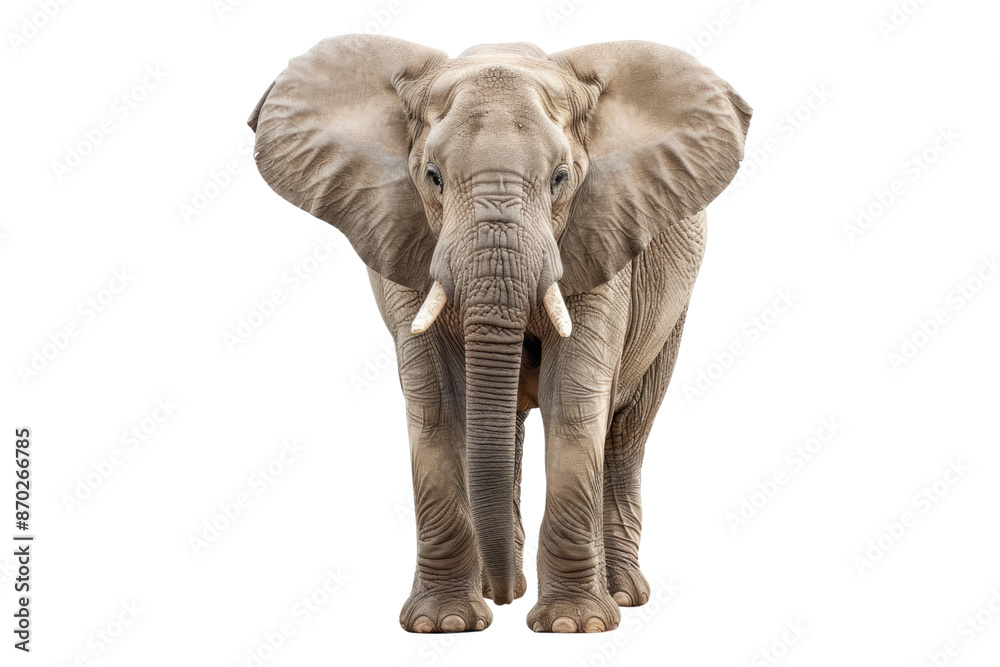 Obraz premium Elephant isolated on transparent background