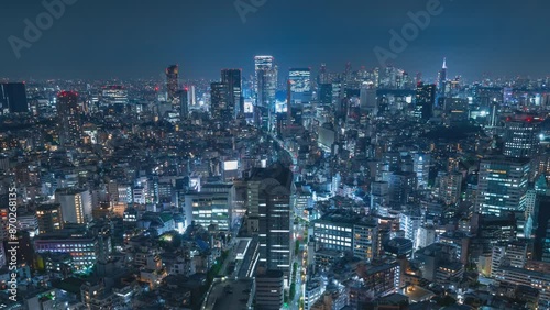 Wallpaper Mural 東京風景・夜景・タイムラプス Torontodigital.ca